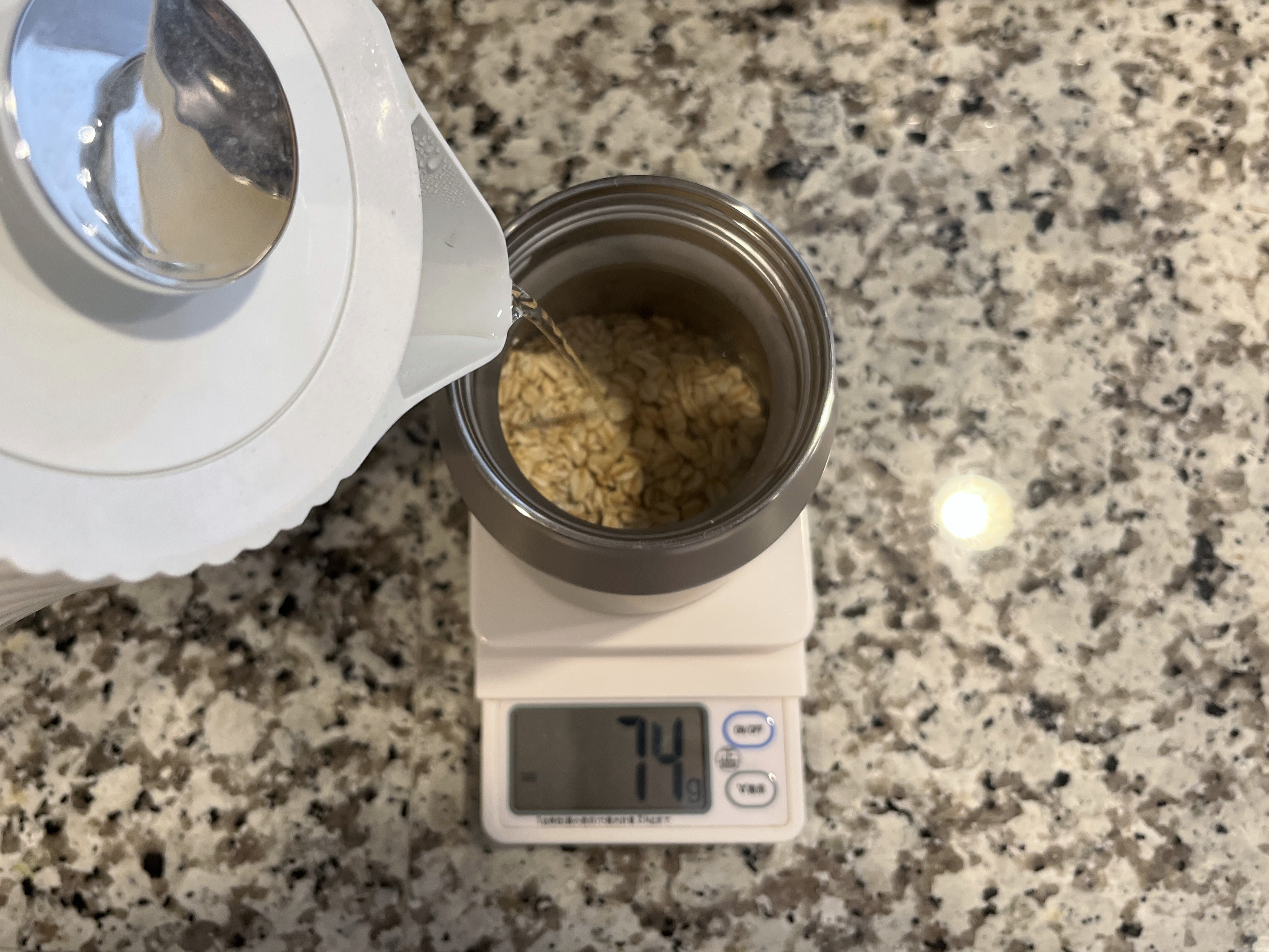 ④オートミールを米化する