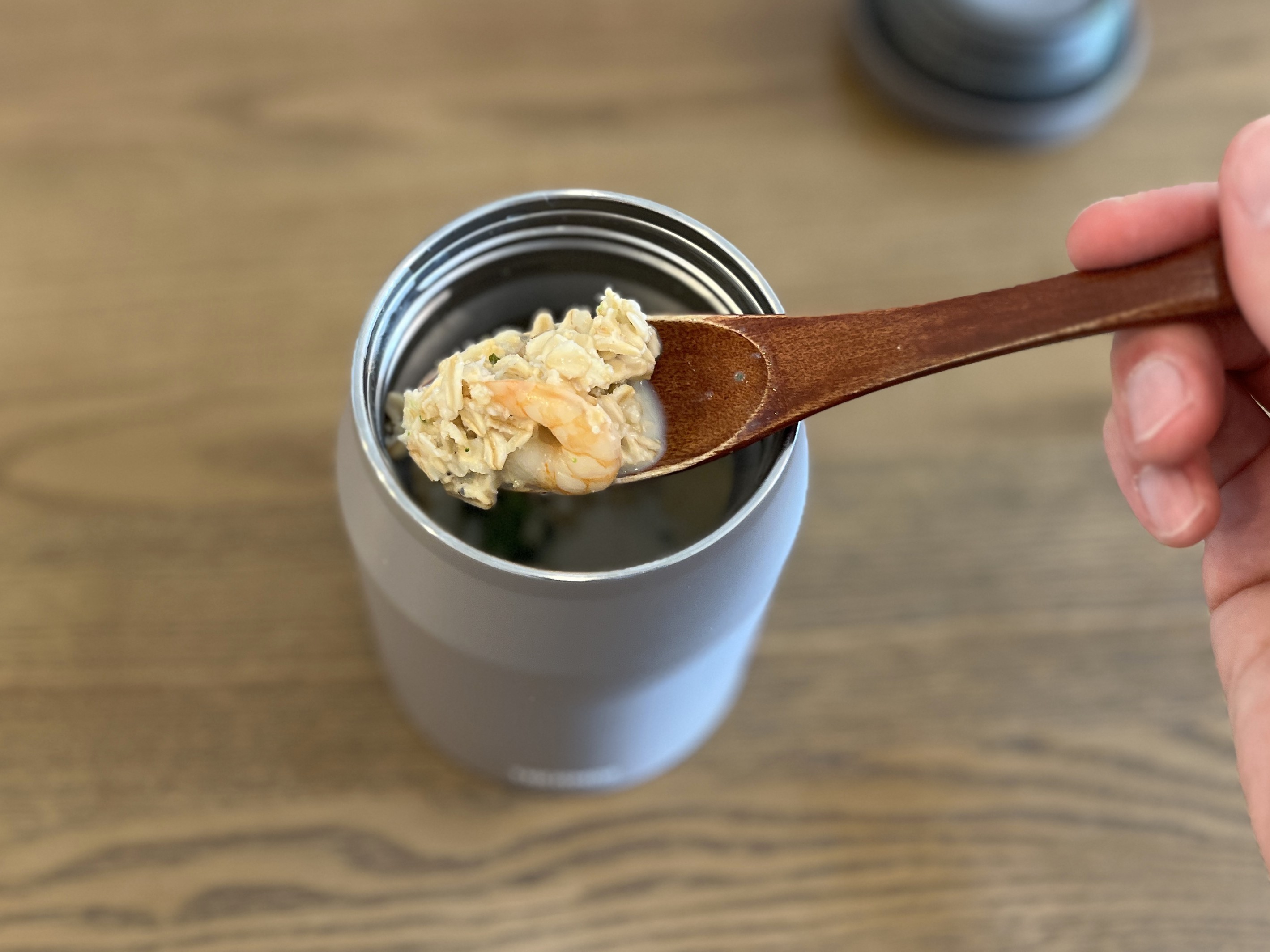 スープジャーの温かいランチ