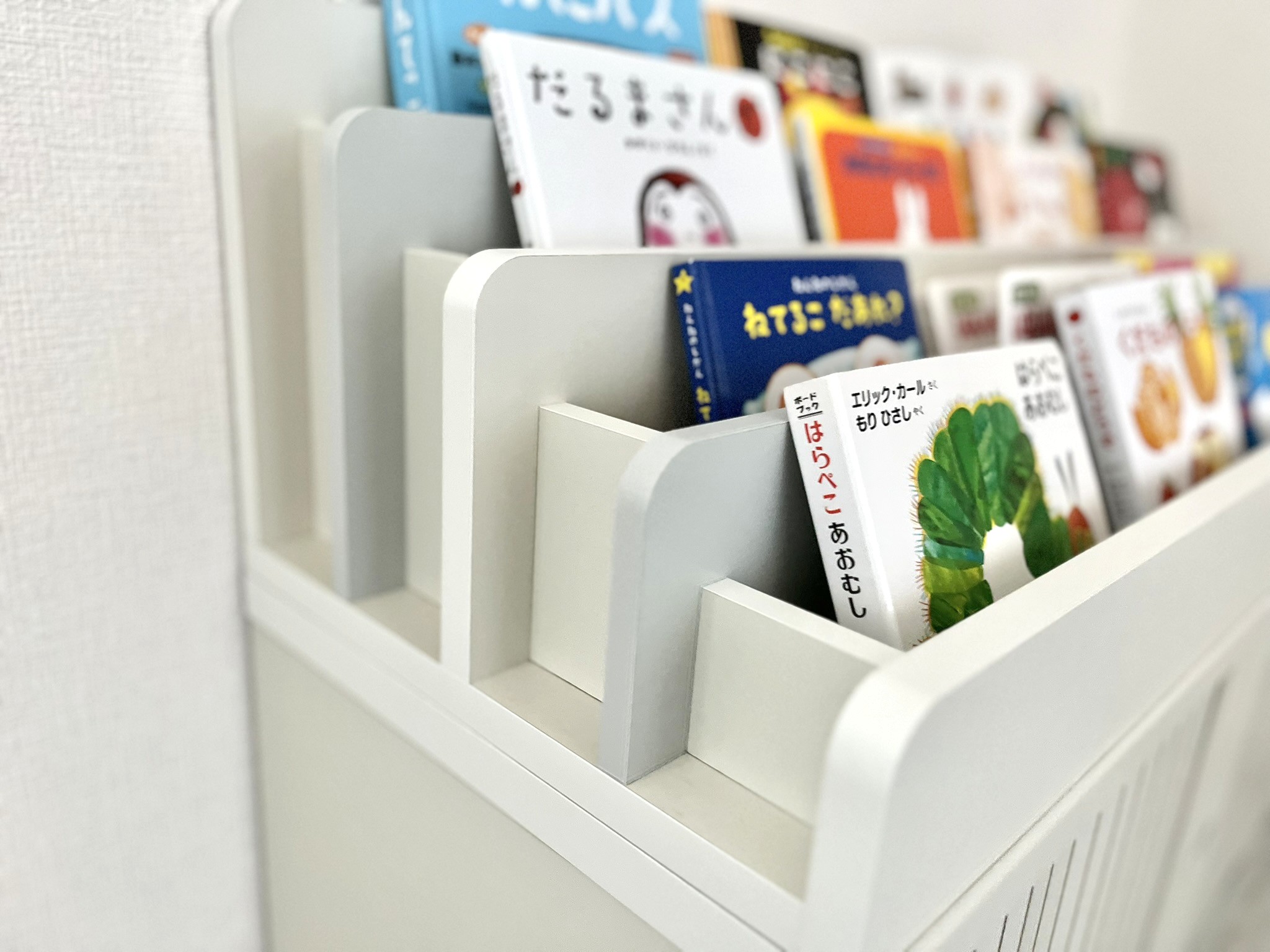 キッズ向け家具のため角は丸く設計 